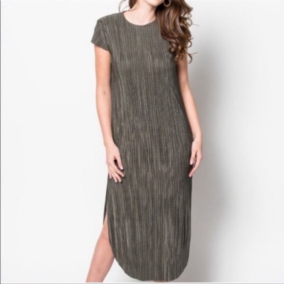 Sabina Musayev Shirin Dress in Mosssize M green Olive - Picture 2 of 11